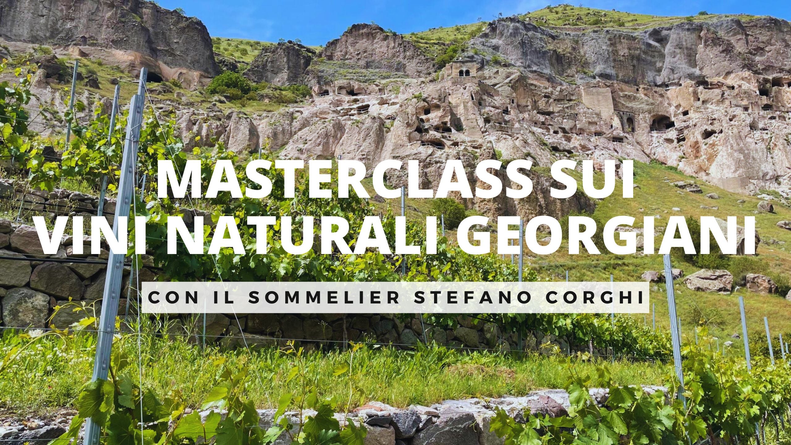 Masterclass con sommelier - i vini Georgiani